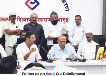 Nere-Urse Ring Road TP scheme Meeting held at PMRDA office under leadership of Bala Bhegade