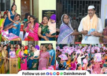 Zilla Parishad election aspiring candidate Prashant Bhagwat is receiving positive response from citizens