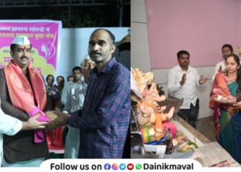 Entertainment program in Sangvi village initiative by Prashant Dada Bhagwat Yuva Manch