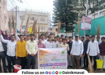 mahatma gandhi jayanti Various activities under Swachhata Hi Seva through Vadgaon Nagar Panchayat