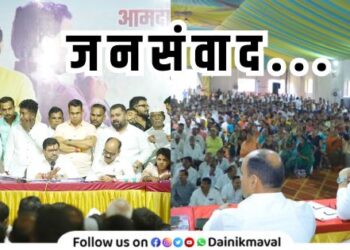 MLA Sunil Shelke direct interaction with Dehu citizens Huge response to Jan Samvad initiative