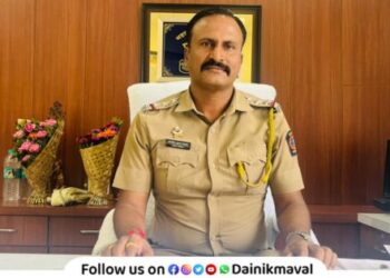 Police officer Abhijit Deshmukh has taken charge as Inspector of Police Vadgaon Maval Police station