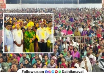 Rain of joy Khel Rangala Paithanicha program organized by Ashatai Waikar was joyous event Kamshet