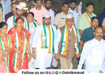 Voters spontaneous response to NCP campaign tour in Lonavala MLA sunil Shelke message to citizens