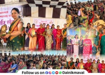 Saptashati Sangam program celebrated at Blooming International School Gahunje Maval