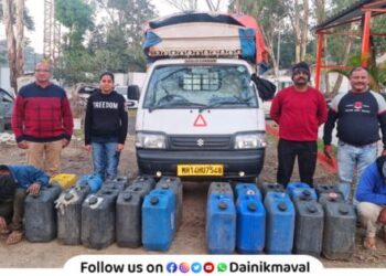 action by State Producer Duty Department at Aundhe Khurd in Maval village liquor seized