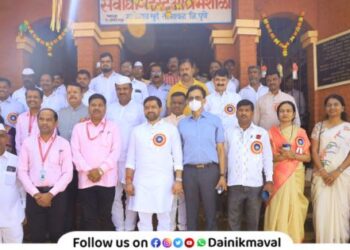 Inauguration of new hostel for children at Ashram School run by Sevadham Trust in Malegaon Khurd Maval