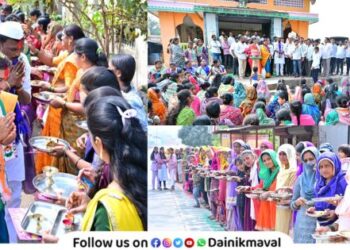 Dipali Hulawale vigorous campaign tour from Kusgaon Khurd to Ahirwade village