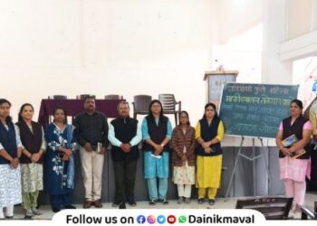 Marathi Language Conservation Fortnight celebrated at Savitribai Phule Women College Talegaon Dabhade