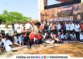 thrill of shivkalin sports in Vadgaon Maval on day of Dhulwad new record in stone-lifting competition
