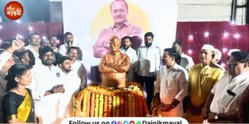Maval BJP leader Sachin Ghotkule has erected statue of late Ajit Dada Pawar