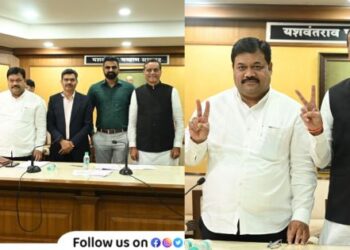 Pune Zilla Parishad Virdhaval Jagdale as President Vivek Walse-Patil as Vice President