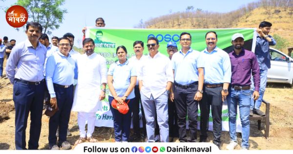 special tree plantation program held in Maval in presence of actor Sayaji Shinde