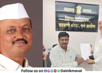 Maval Taluka Agricultural Produce Market Committee Chairman Sambhaji Shinde resigns