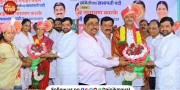 Sunita Yewle elected as Maval Panchayat Samiti Chairperson Sahebrao Karke as Deputy Chairperson unopposed