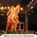 The equestrian statue of Chhatrapati Shivaji Maharaj was inaugurated in Malwandi Thule