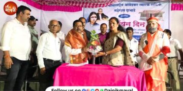 Dr Babasaheb Ambedkar residence anniversary celebrated with enthusiasm at Talegaon Dabhade
