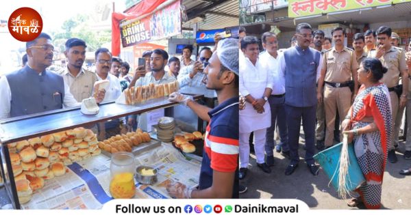 Transport Minister Pratap Sarnaik inspects Lonavala bus stand Maval