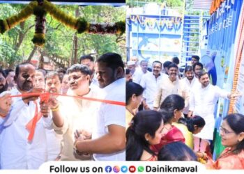 Big relief for Talegaon Dabhade People on water issue Inauguration of water purification center at Yashwant nagar