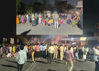 लोणावळ्यात भीषण अपघात! बोअरवेलच्या गाडीची दुचाकीला धडक, १७ वर्षीय आदिवासी युवकाचा मृत्यू ; पाच तास महामार्ग रोखला