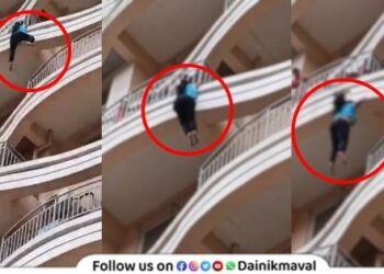 woman died after falling from eighth floor incident at Katvi in ​​Vadgaon Maval area