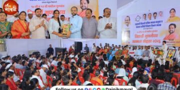 Panchayat Samiti Education Department Maval NCP Students Congress honored students of class 10th and 12th