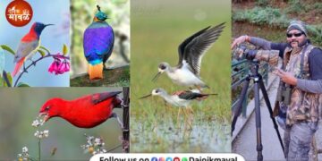 internationally renowned wildlife photographer Abhay Kewat from Maval Completed 1006 birds photograph