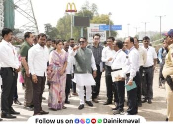 Immediately dismantle shoddy work of service road MP Shrirang Barne instructs NHI officials