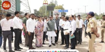 Immediately dismantle shoddy work of service road MP Shrirang Barne instructs NHI officials