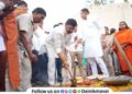 Bhumi Pujan of development works at Joshiwadi Thakarvasti in station area of ​​Talegaon Dabhade