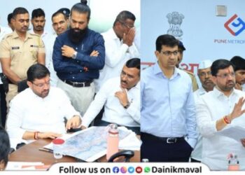 special meeting held at PMRDA office on initiative of MLA Sunil Shelke regarding development works in Maval