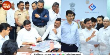 special meeting held at PMRDA office on initiative of MLA Sunil Shelke regarding development works in Maval