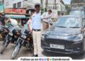 Action taken against 105 motorists in Lonavala fines imposed for missing or fancy number plates
