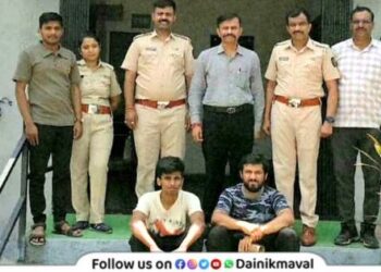 Crackdown on unauthorized night camping in Shirota forest area of ​​Maval two arrested
