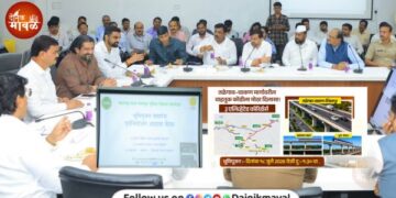 Groundbreaking ceremony for three road projectsincluding Talegaon-Chakan-Shikrapur elevated highway