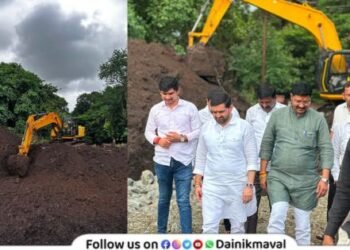 Talegaon Dabhade Momentum gathers for development of Baneshwar Crematorium through MLA Sunil Shelke
