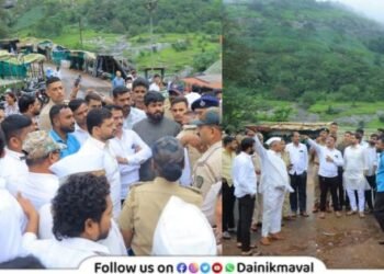 Development of Kondeshwar pilgrimage site to gain momentum MLA Sunil Shelke conducts an on-site inspection
