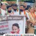 NCP protests in Talegaon Dabhade against alleged remarks made about DCM Sunetra Pawar