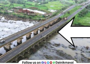 old stone bridge over Indrayani River at Pathargaon maval has been closed to traffic