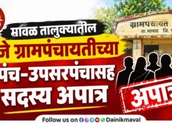 Bhaje Gram Panchayat in Maval Taluka Six members including Sarpanch Deputy Sarpanch disqualified