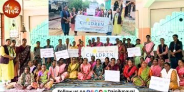 Awareness rally held in Kune village Maval as part of an anti-substance abuse campaign