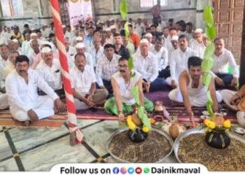 Ghatsthapana observed amidst devotional atmosphere in temples across villages of Maval Taluka