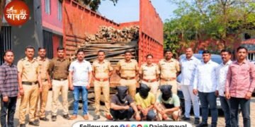 Lonavala Rural Police bust racket involved in stealing and selling iron worth 16 lakh from construction site