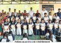 Distribution of books to students on occasion of birth anniversary of late Pandharinath Satkar kanhe maval
