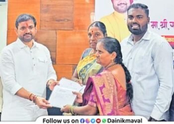 Talegaon Dabhade Property cards PR cards distributed Kaikadi community at hands of MLA Sunil Shelke